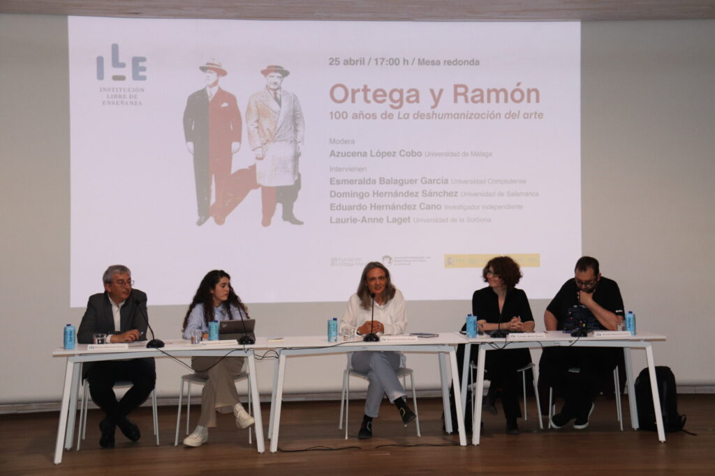 Mesa redonda «Ortega y Ramón. 100 años de La deshumanización del arte»